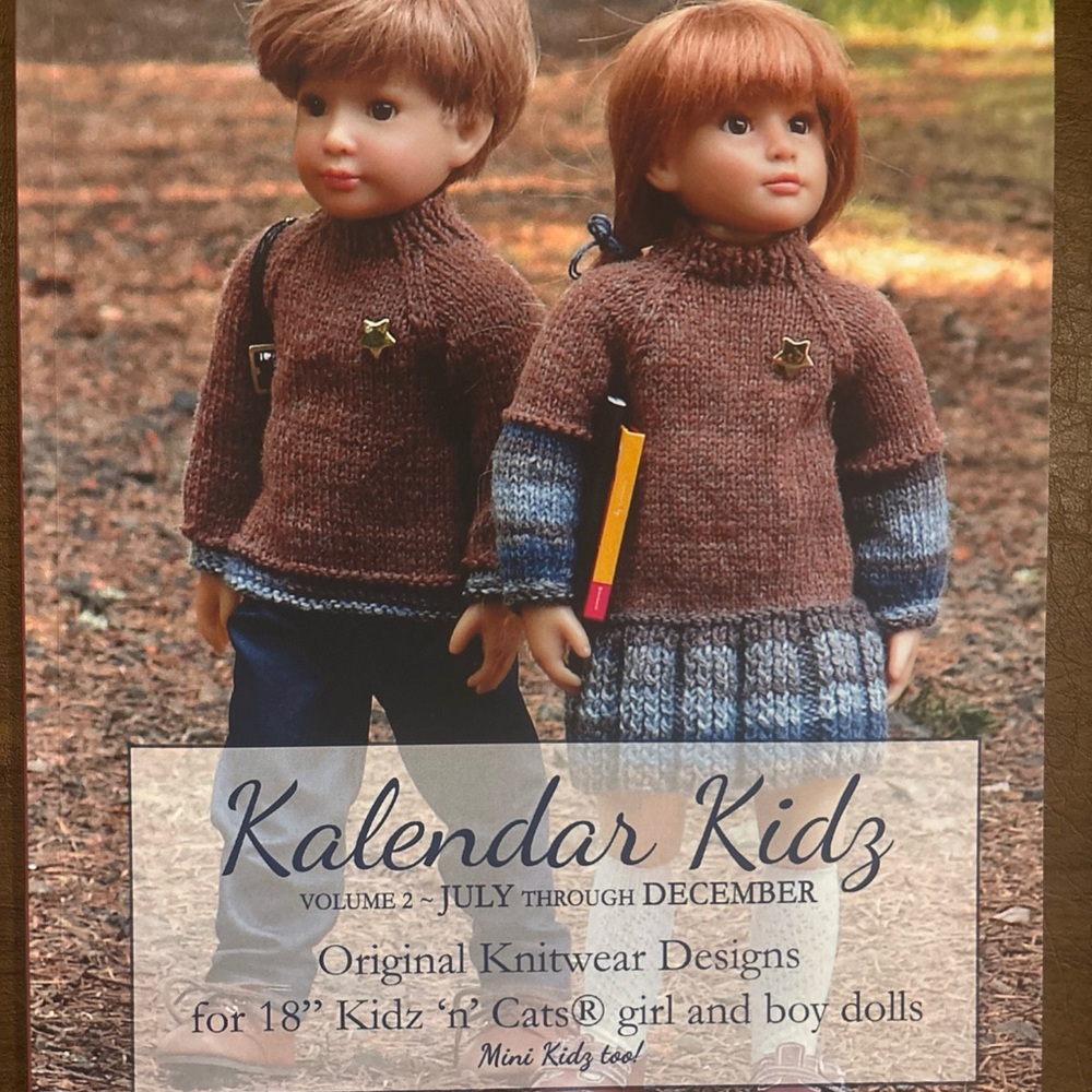 Kalendar Kidz Debonair Designs Original Knitwear designs 18” Doll Volume 2
